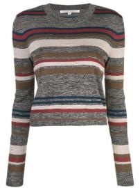 Veronica Beard Striped Knitted Top - Farfetch at Farfetch