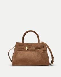Veronica Beard Suede Dash Bag in Brown Bark | Veronica Beard at Veronica Beard