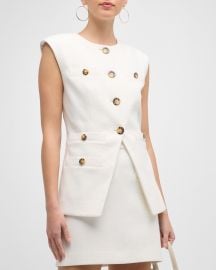 Veronica Beard Tamara Tailored Vest at Neiman Marcus