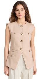 Veronica Beard Tamara Vest Sandalwood Melange 14 at Shopbop