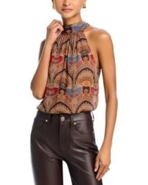 Veronica Beard Tanisha Paisley Halter Top Bloomingdales at Bloomingdales