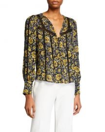 WornOnTV: Maddie’s floral lace inset v-neck blouse on 9-1-1 | Jennifer ...