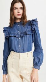 Veronica Beard Tes Button Down Blouse    New To Sale Up to 70 on New Styles to Sale at Shopbop