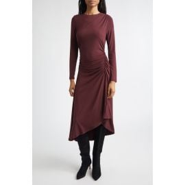 Veronica Beard Theodora Ruched Midi Dress at Nordstrom
