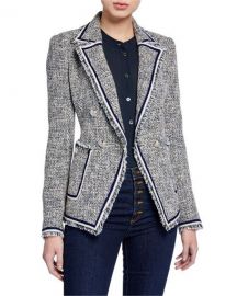 Veronica Beard Theron Tweed Jacket at Neiman Marcus