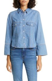 Veronica Beard Tivi Denim Shirt at Nordstrom