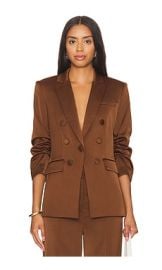 Veronica Beard Tomi Jacket In Deep Ochre at Revolve