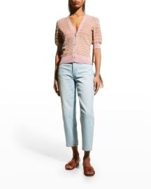 Veronica Beard Toyama V-Neck Cardigan at Neiman Marcus