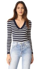 Veronica Beard V Neck Bodysuit at Shopbop