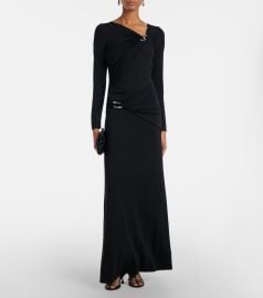 Veronica Beard Viela Long Sleeve Jersey Maxi Dress at Mytheresa