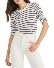 Veronica Beard Waldorf Striped Tee Bloomingdales at Bloomingdales