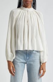 Veronica Beard Walker Shirred Top at Nordstrom