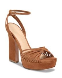 Veronica Beard Womens Fletcher Ankle Strap Platform High Heel Sandals Bloomingdales at Bloomingdales