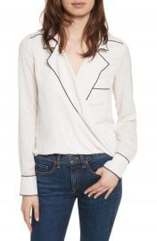 Veronica Beard Worth Silk Blouse at Nordstrom