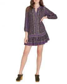 Veronica Beard Xanita Printed Button-Down Dress at Neiman Marcus