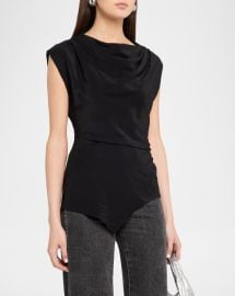 Veronica Beard Yvonne Asymmetric Top at Neiman Marcus
