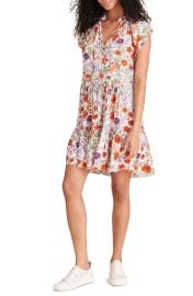 Veronica Beard Zee Floral Print Minidress at Nordstrom