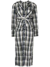 Veronica Beard check-print Wrap Dress - at Farfetch