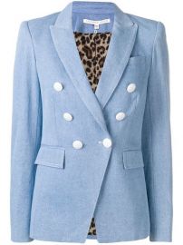 Veronica Beard double-breasted Denim Blazer - Farfetch at Farfetch