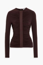 Veronica Ruched Bandage And Stretch Jersey Top at The Outnet