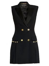 Versace - Envers Pleated Blazer Dress at Saks Fifth Avenue