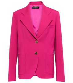 Versace - Wool-blend blazer at Mytheresa