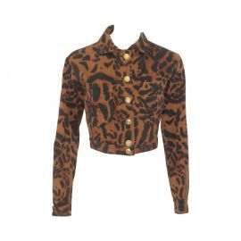 Versace Animal Printed Jacket at 1st Dibs