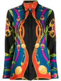 Versace Barocco Rodeo Print Shirt - Farfetch at Farfetch