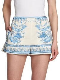 Versace Baroque Cotton Shorts at Saks Fifth Avenue