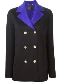 Versace Contrasting Lapels Blazer - at Farfetch