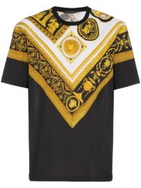 Versace Cornici Print T Shirt at Farfetch