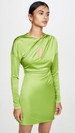 Versace Draped Front Mini Dress at Shopbop