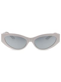 Versace Eyewear oval-frame Sunglasses Grey at Farfetch
