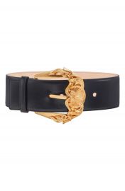 Versace First Line Baroque Buckle Leather Belt   Nordstrom at Nordstrom