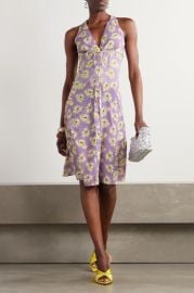 Versace Floral Dresses Luxury Fashion Up To 70 Off at The Outnet