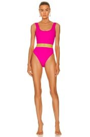 Versace Iconic Olympic One Piece Swimsuit at Forward