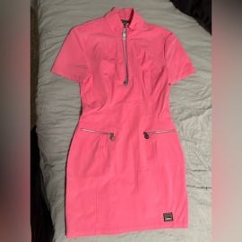 Versace Jeans Collection Dresses Vintage Versace Jeans Couture Zip Front Mini Dress Poshmark at Poshmark