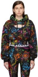 Versace Jeans Couture Black Regalia Baroque Hoodie at Ssense