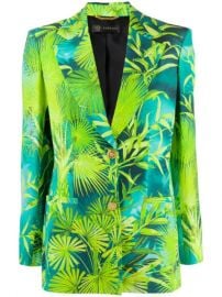 Versace Jungle Print single-breasted Blazer - Farfetch at Farfetch