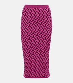 Versace La Greca Skirt at Mytheresa