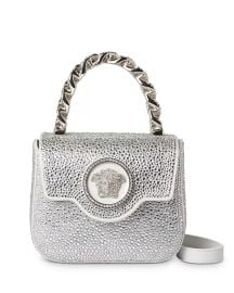 Versace La Medusa Crystal Embellished Mini Top Handle Bag Bloomingdales at Bloomingdales