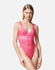 Versace Lace Bodysuit for Women US Online Store at Versace