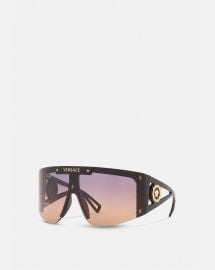 Versace Medusa Icon Shield Sunglasses for Women UK Online Store at Versace