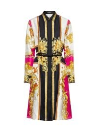 Versace Medusa Renaissance Print Shirt Dress at Cettire