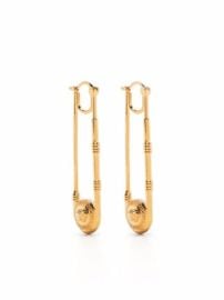 Versace Safety pin-detail Earrings - at Farfetch