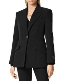 Versace Stretch Wool One Button Blazer Bloomingdales at Bloomingdales