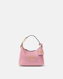 Versace Tag Nappa Hobo Bag Pink VERSACE US at Versace