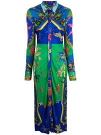 Versace Tr  sor De La Mer-print Dress - Farfetch at Farfetch