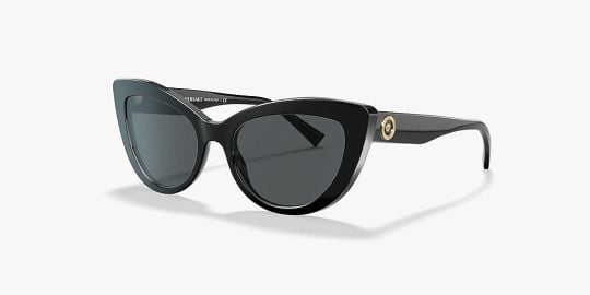 Versace VE4388  Dark Grey  Black Sunglasses   USA at Sunglass Hut