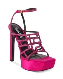 Versace Womens Ankle Strap Caged Platform Sandals Bloomingdales at Bloomingdales